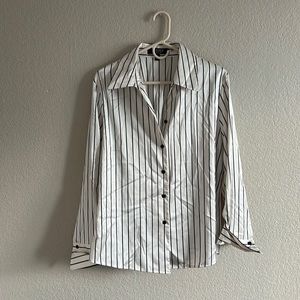 White striped bw blouse
